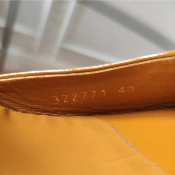 Gucci GG monogram espadrille platform wedge sandals 40 Fit 8.5 Strap Chunky Y2K - Picture 11 of 16